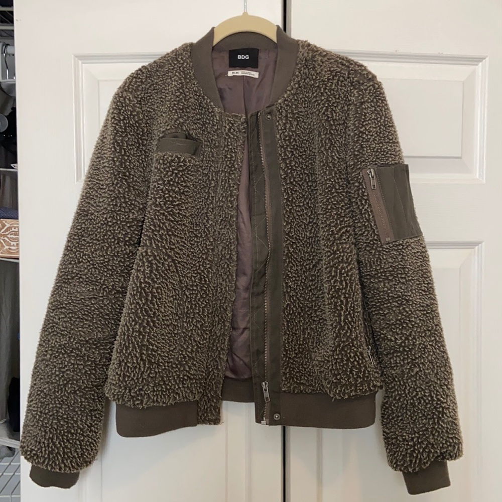 Teddy bomber jacket